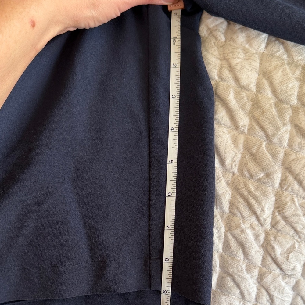 Adidas Men's Dark Blue Flat Front Shorts - Picture 5 of 6